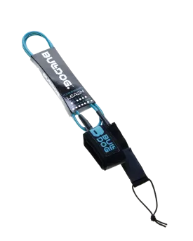 7'0" Surfboard Ankle Leash in Black & Petrol Blue