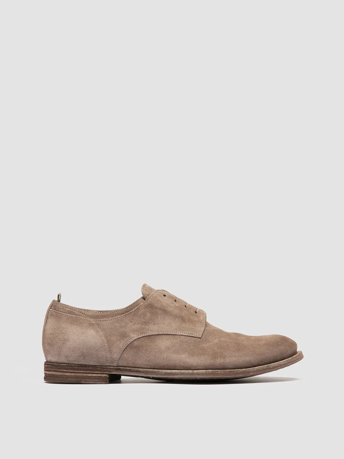 ARCHIVE 500 - Taupe Suede Derby Shoes