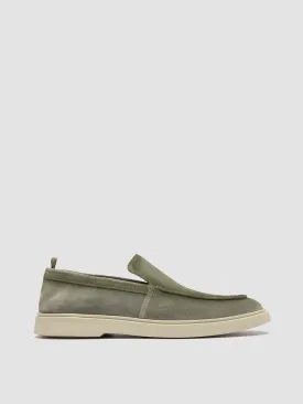 BONES 002 - Green Suede Loafers