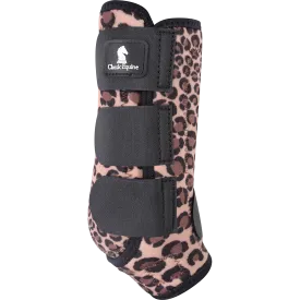 Classic Equine Classic Fit Front Boots- Cheetah