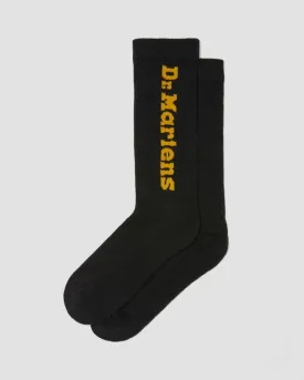 Dr. Martens Vertical Logo Socks - Black