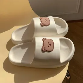 Experience Luxury at Home with Beary Cute Open-Toe Slippers