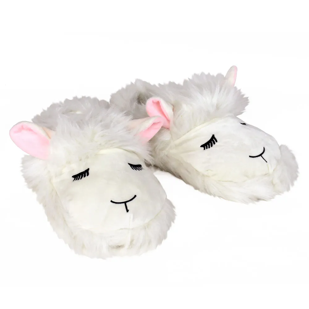 Fuzzy Lamb Slippers