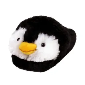 Fuzzy Penguin Slippers