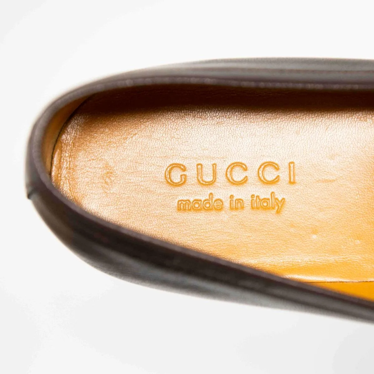 Gucci Brown Donnie Double G Loafers 9