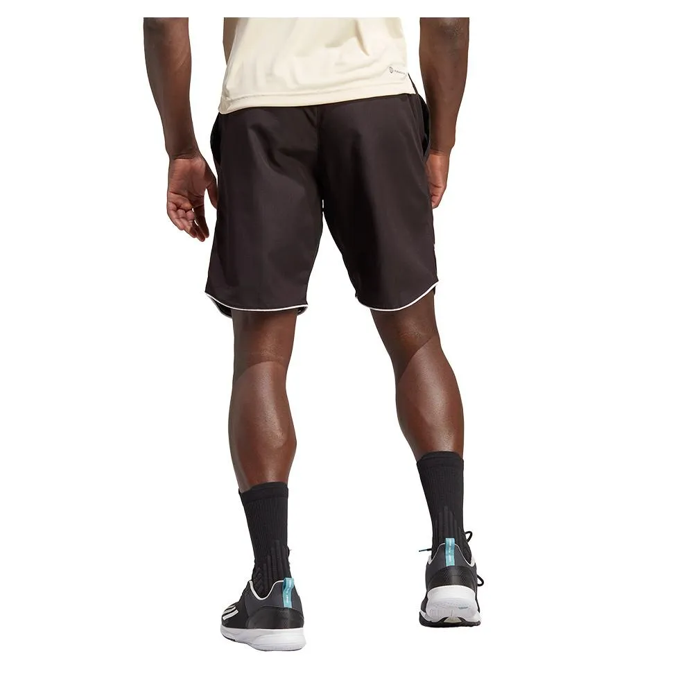 Men's Club 9 Inch Tennis Shorts Black