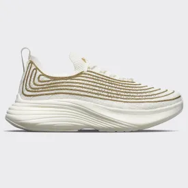 Men's TechLoom Zipline Ivory / Metallic Gold