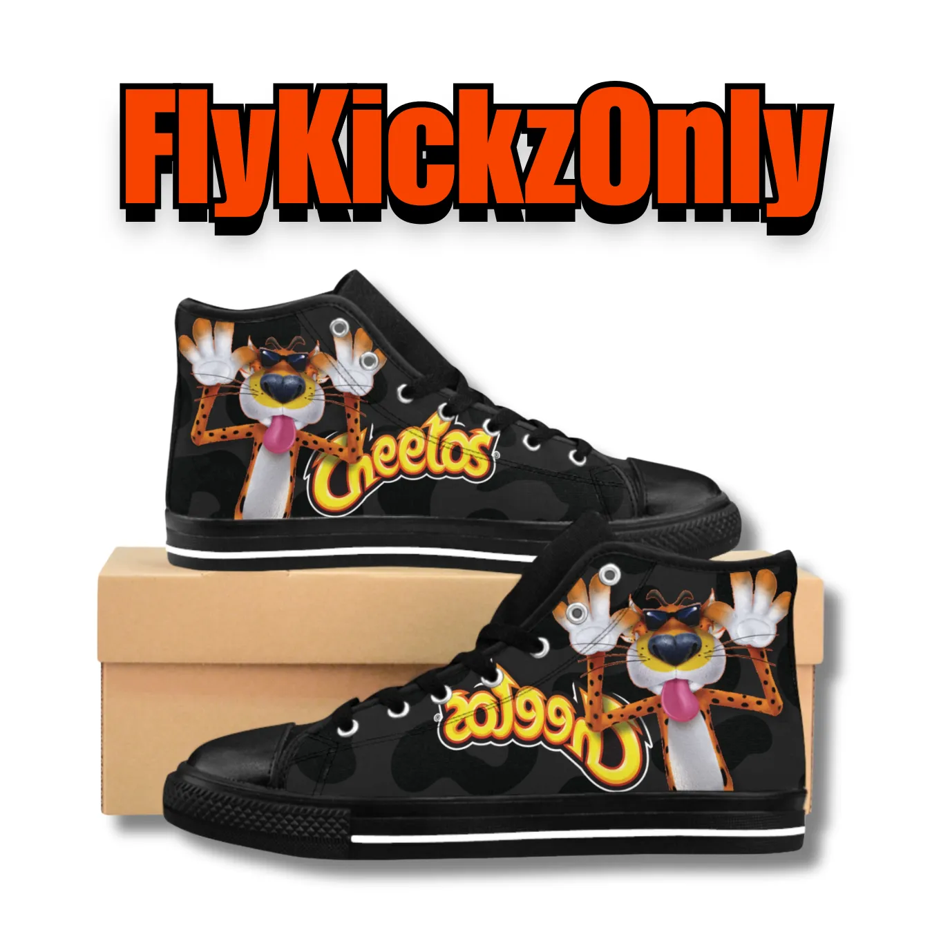 Vintage-Sealed "Cheetah" 3D Cheetos Apparel Sneakers Custom| Brand New Men's Fashion By FlyKickzOnly